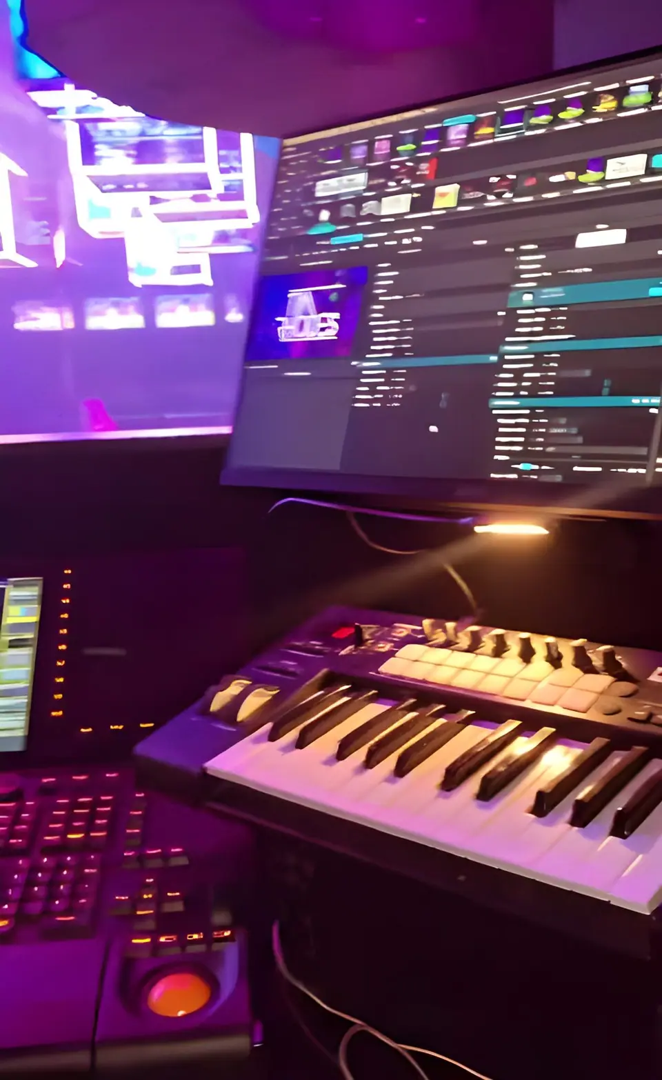 Resolume AV control workstation